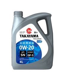 Масло TAKAYAMA API/SN GF-5 0/20 4л синт