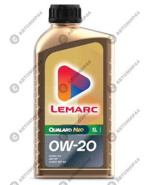 Масло Lemarc QUALARD NEO C6/API SP/ILSAC CF-6A 0/20 син 1л