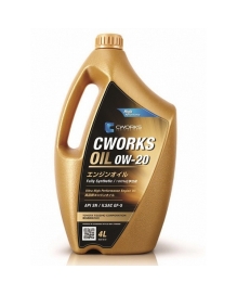 Масло моторное CWORKS SUPERIA  0w20  4л.синт пласт