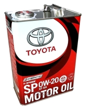 Масло моторное Toyota 0w20 SN 4л.синтетика