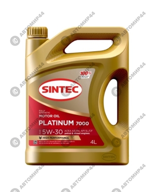 Масло Sintek 5/30 Платинум API SL/CF  син 4л