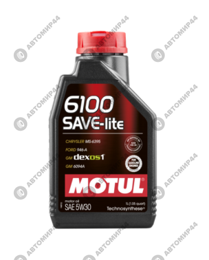 Масло Motul 6100 SAVE-LITE 5/30 1л син