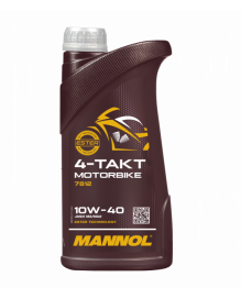 Масло Маннол MOTORBIKE 4-х.такт 10/40 1л пластик 7812