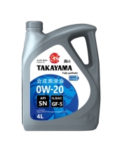 Масло TAKAYAMA API/SN GF-5 0/20 4л синт