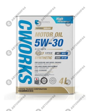 Масло моторное CWORKS SUPERIA  5w30  4л.синт ж/б