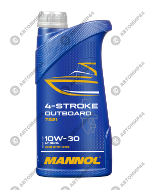 Масло Маннол  OUTBOARD 4STROKE 10W30 син 1л 7821