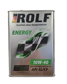 Масло ROLF Energy 10/40 SL/CF полусинт. 4л ж/б