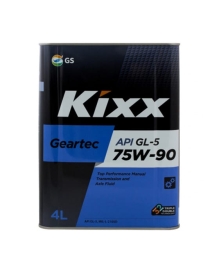 Масло Kixx GEARTEC 75/90 GL-5 4л.