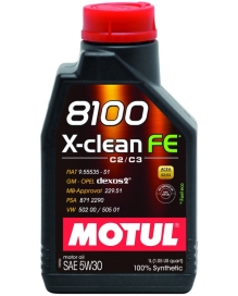 Масло Motul 8100 X-clean FE SAE 5w-30, 1 л