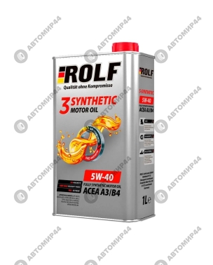 Масло ROLF 3-SYNTHENIC 5/40 SN/CF A3/B4 синт. 1л