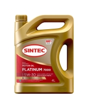 Масло Sintek 5/30 Платинум API SL/CF  син 4л