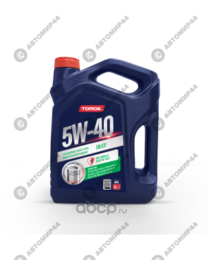 Масло моторное Tomoil 5W40  Engine Oil SN/CF 4л