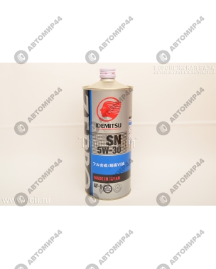 Масло IDEMITSU ZEPRO SN/GF 5/30 1л син (жел)