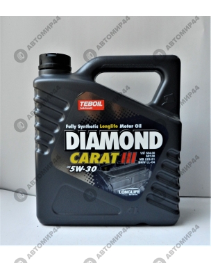 Масло Teboil DIAMOND CARAT III 5/30 4л 504-507