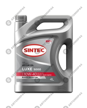 Масло Sintek 10/40 Люкс п/с API SL/CF 4л